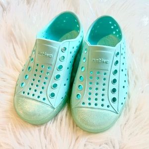 Child Baby Toddler Jefferson Natives Bling- Coastal Blue- Sandal Tennis Shoe NEW